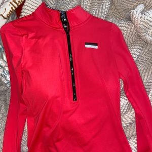 vs pink ultimate half zip